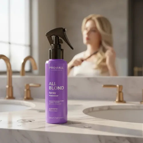 Prohall All Blond Leave-In 120ml | Purple Toning & Thermal Protection Spray