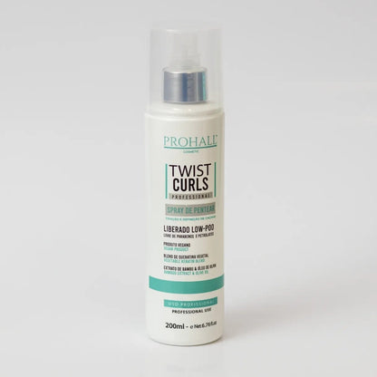 Hair product bottle labeled 'Twist Curls' on a white background
