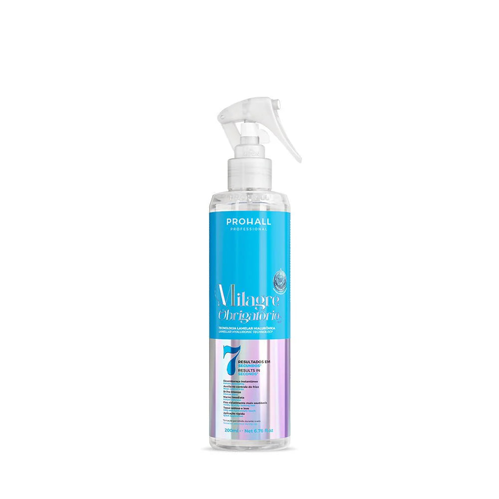 Prohall Milagre Obrigatorio Spray 120ml | 10-in-1 Hair Miracle Leave-In Treatment