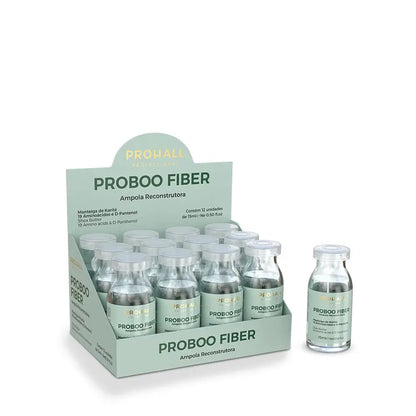 Probooo Fiber product packaging with bottles and display box on a white background