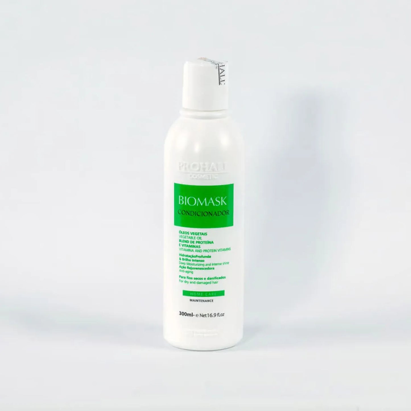 Biomask bottle on a white background