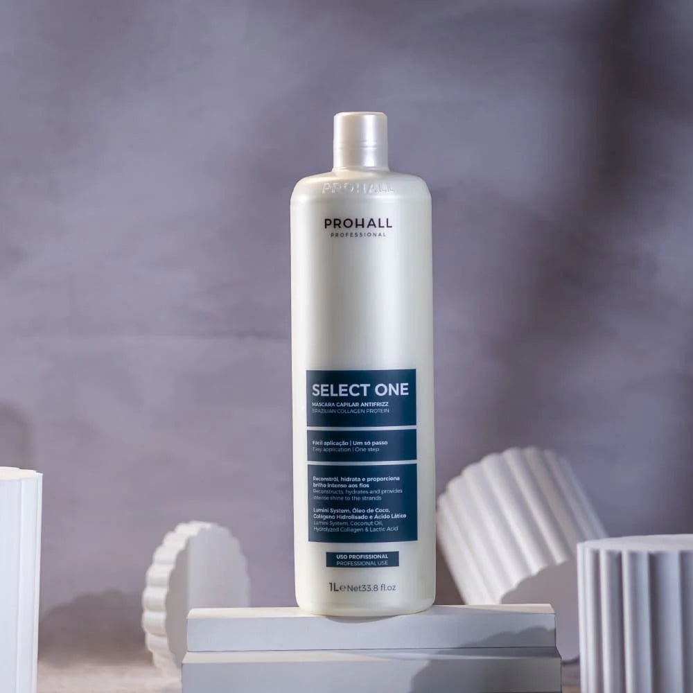 Prohall Select One bottle on a gray background