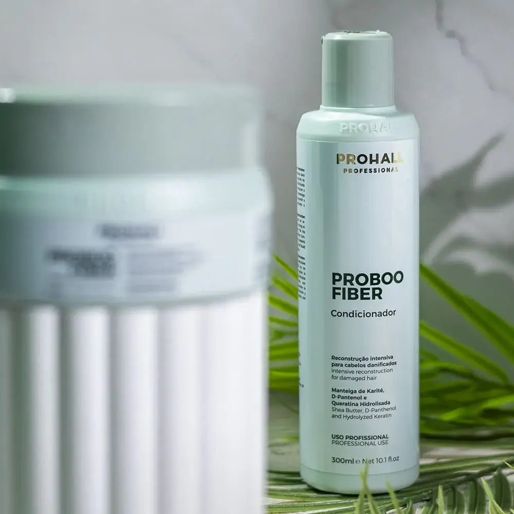 ProHaul ProBoo Fiber bottle on a blurred background with greenery