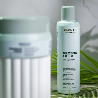 ProHaul ProBoo Fiber bottle on a blurred background with greenery