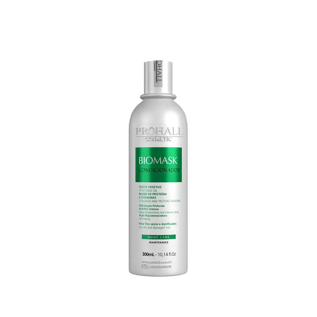 Biomask conditioner bottle on a white background Condicionador biomask Prohall Professional