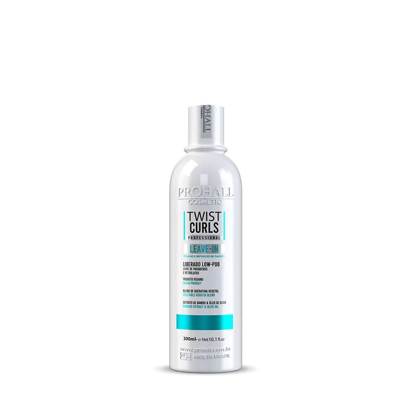 Bottle of Prohall Twist Curls product on a white background