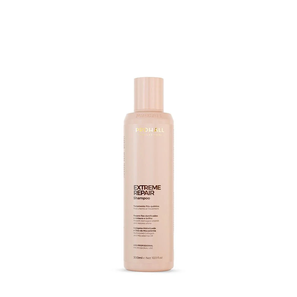 Shampoo bottle labeled 'Extreme Repair' on a white background Prohall Professional Extreme Repair Shampoo 300ml