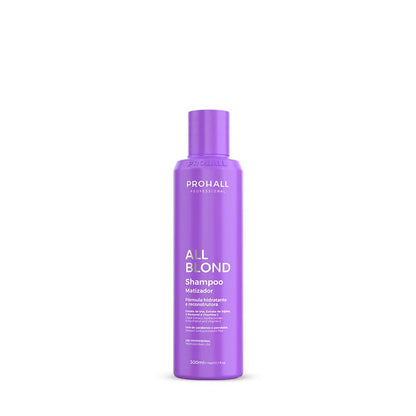 Prohall All Blond Shampoo 300ml | Anti-Brass Purple Toning & Blonde Repair Shampoo