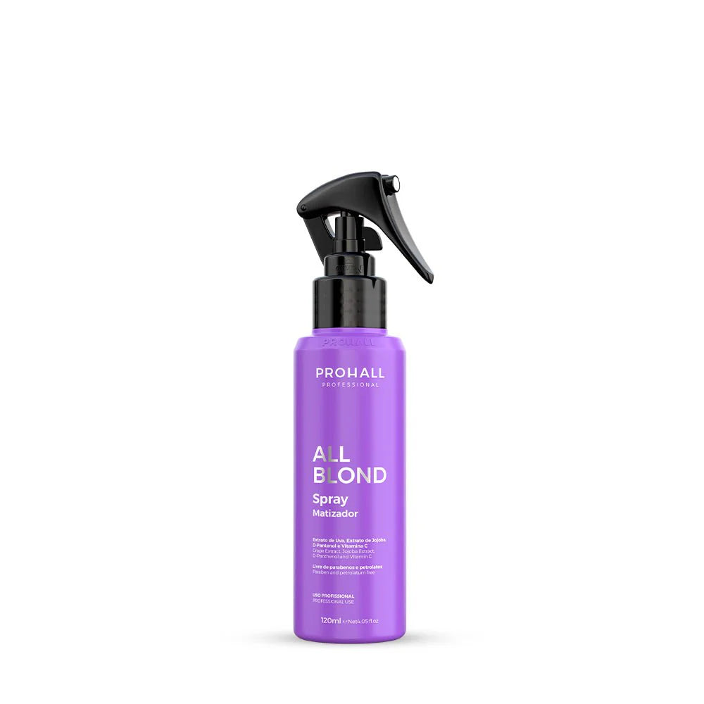 Prohall All Blond Leave-In 120ml | Purple Toning & Thermal Protection Spray