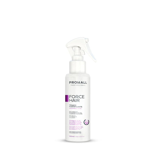 Prohall Force Hair spray bottle on a white background Spray for strong hair